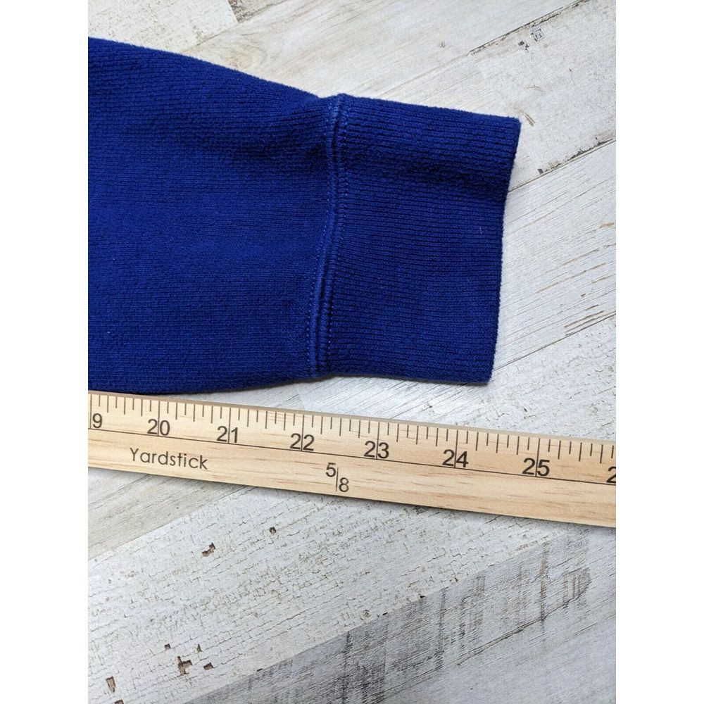 Polo Ralph Lauren‎ Pullover Mens Medium BLUE 1/4 Zipper Sweater Shirt Pony Logo - Picture 9 of 9